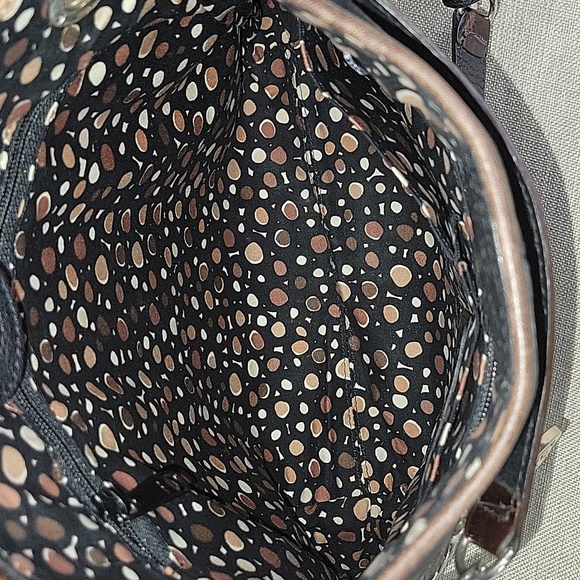 Brighton Black and Brown Leather Tote Bag - Picture 9 of 13